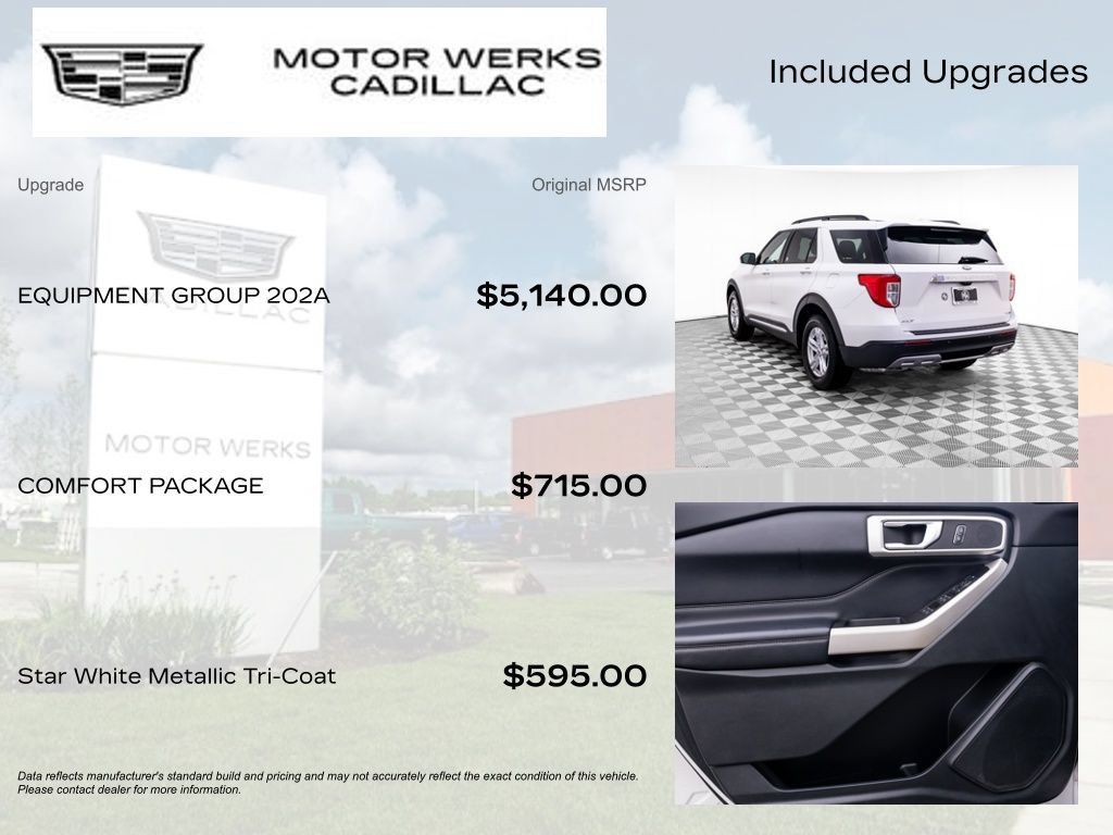 Used 2020 Ford Explorer XLT w/ Equipment Group 202A AWD/4WD image 8
