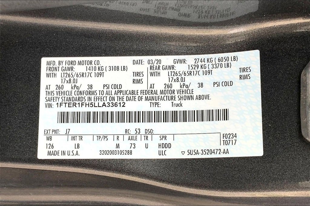 Used 2020 Ford Ranger XLT w/ FX4 Off-Road Package image 27