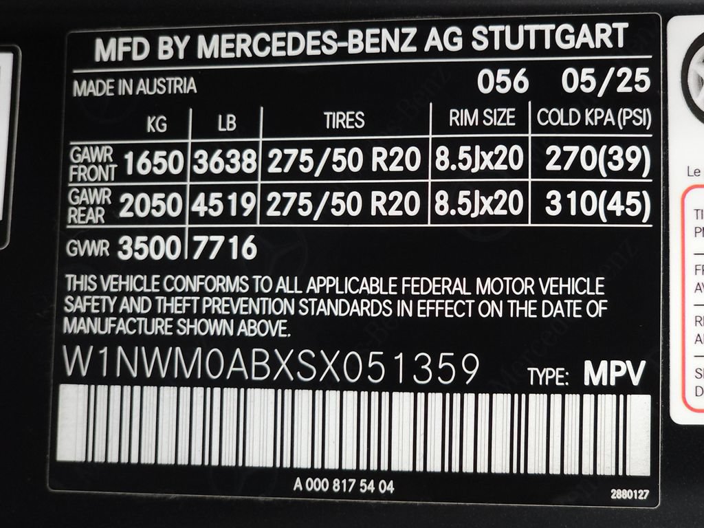 Certified 2025 Mercedes-Benz G 580 w/ Manufactur Interior Package image 37