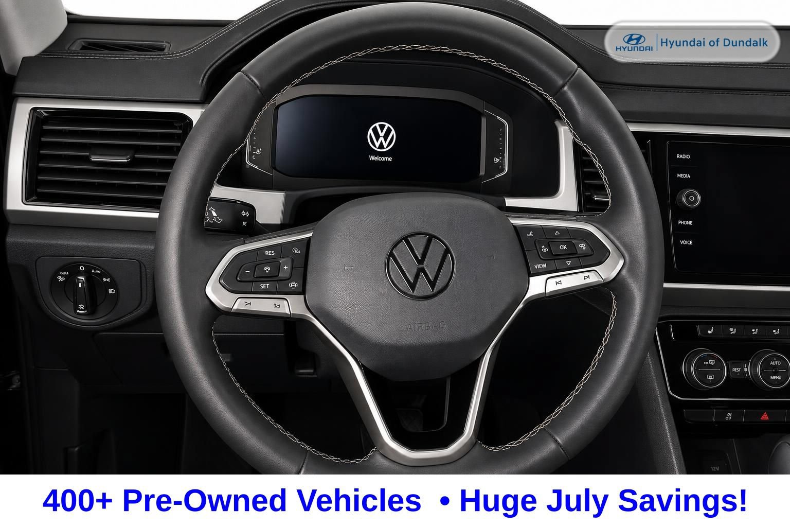 Used 2022 Volkswagen Atlas SE w/ Panoramic Sunroof Package FWD image 11