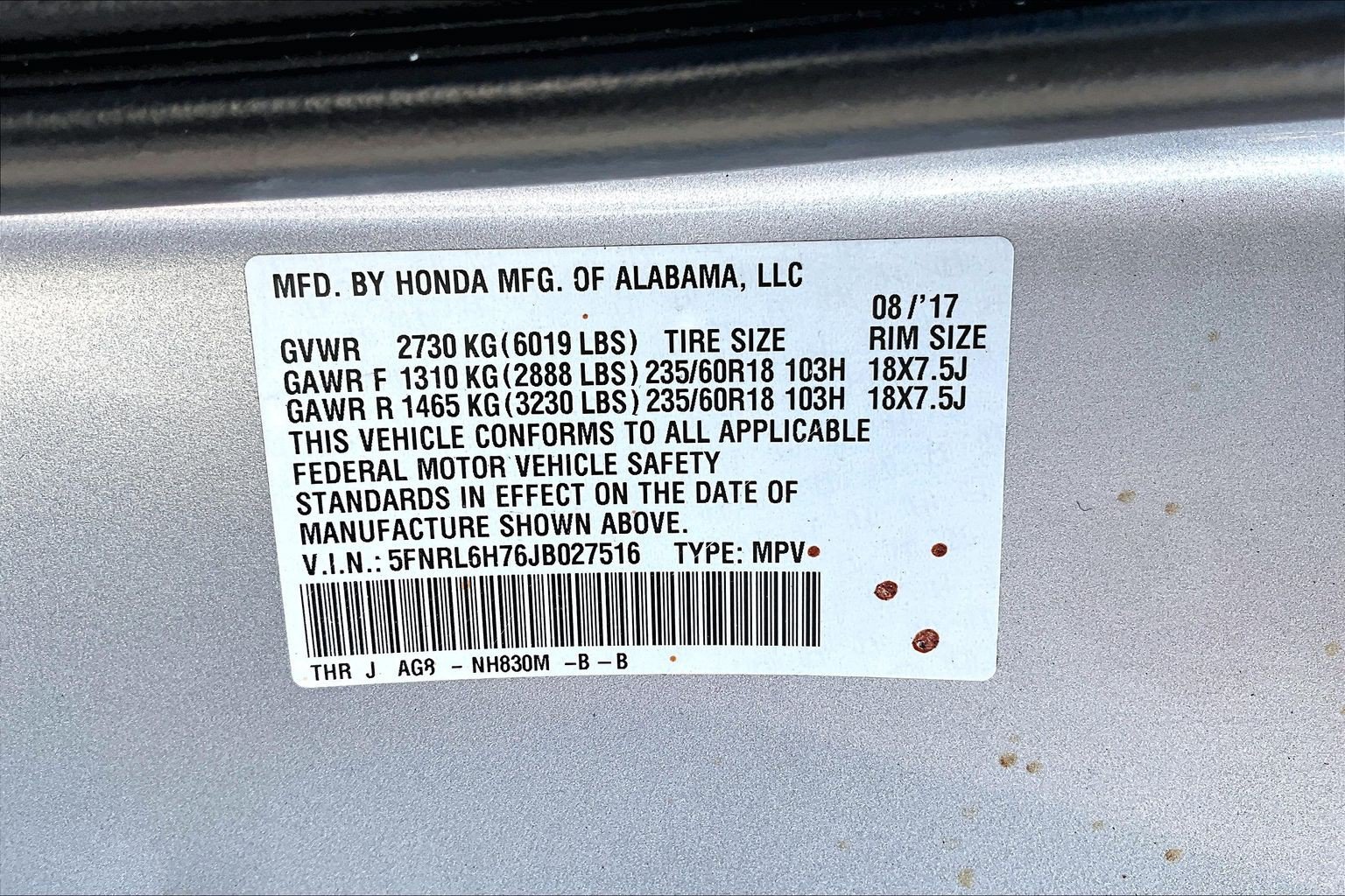 Used 2018 Honda Odyssey EX-L image 35