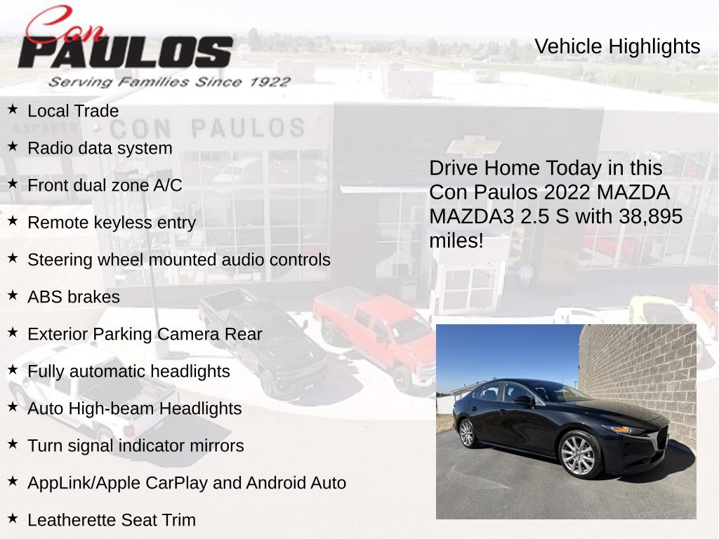 Used 2022 MAZDA MAZDA3 s FWD image 7