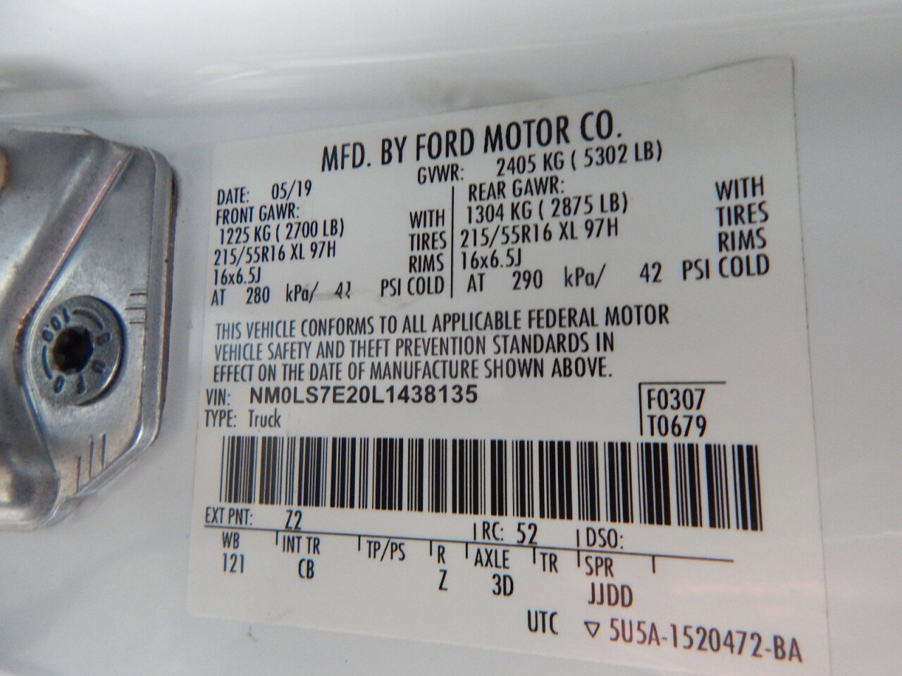 Used 2020 Ford Transit Connect XL image 30