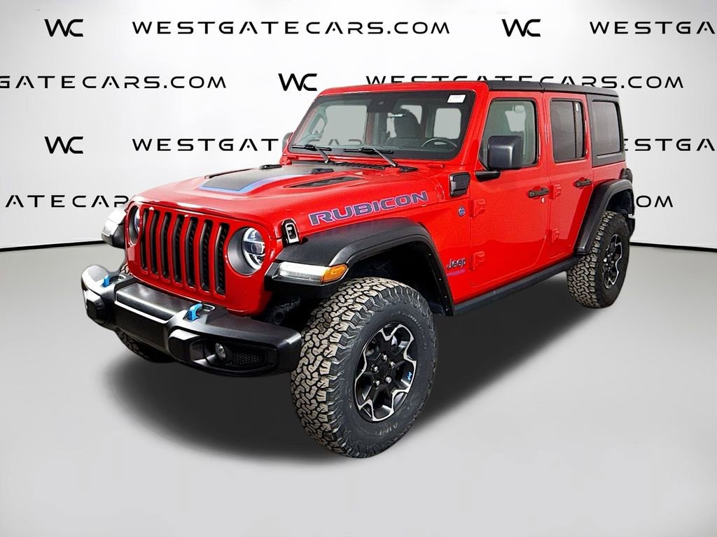 Used 2022 Jeep Wrangler Unlimited Rubicon 4xe w/ Safety Group image 1