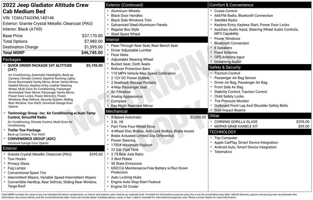 Used 2022 Jeep Gladiator Sport image 21