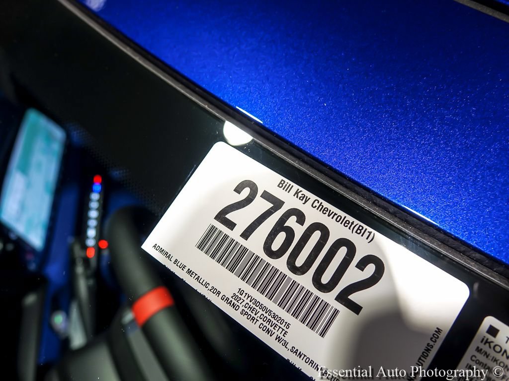 New 2027 Chevrolet Corvette Grand Sport w/ Z52 Sport Performance Package RWD image 23