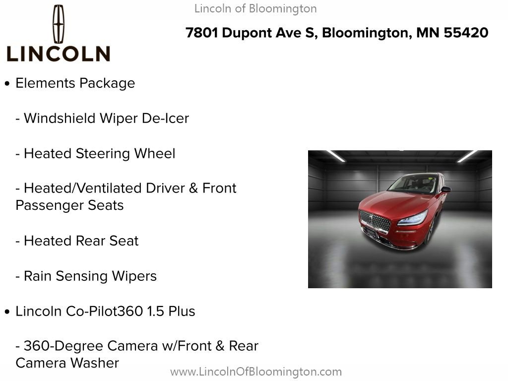 Certified 2022 Lincoln Corsair Reserve w/ Elements Package image 10