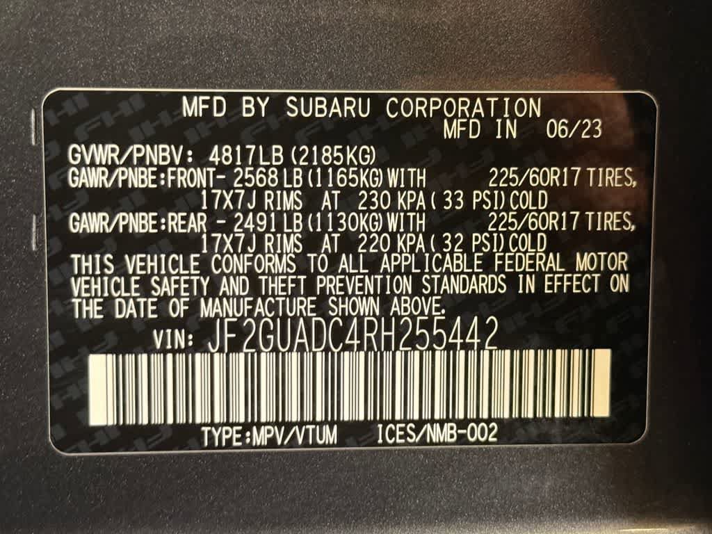 Certified 2024 Subaru Crosstrek 2.0i Premium w/ Popular Package #3 AWD/4WD image 21