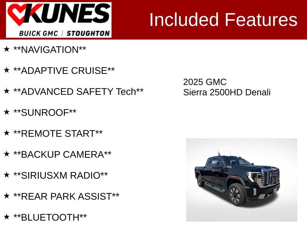 Used 2025 GMC Sierra 2500 Denali w/ Denali Reserve Package image 2