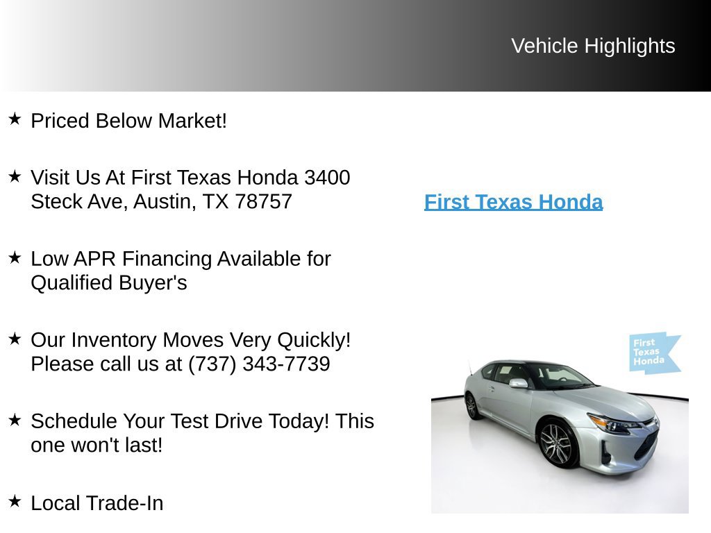 Used 2014 Scion tC FWD image 9