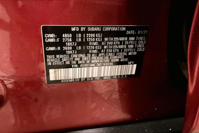 Used 2021 Subaru Outback Limited image 35