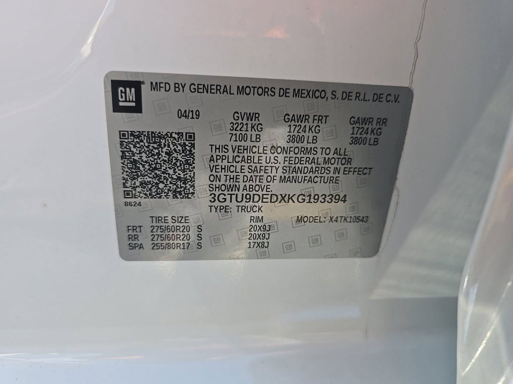 Used 2019 GMC Sierra 1500 SLT w/ SLT Premium Package AWD/4WD image 16