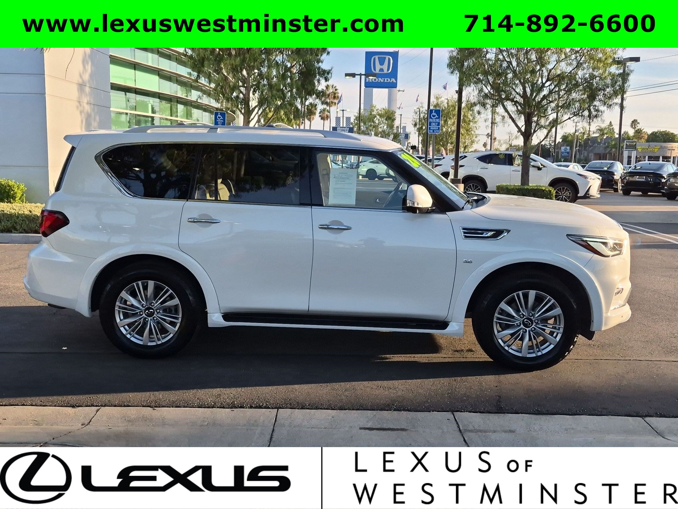 Used 2020 INFINITI QX80 Luxe w/ Proassist Package AWD/4WD image 4