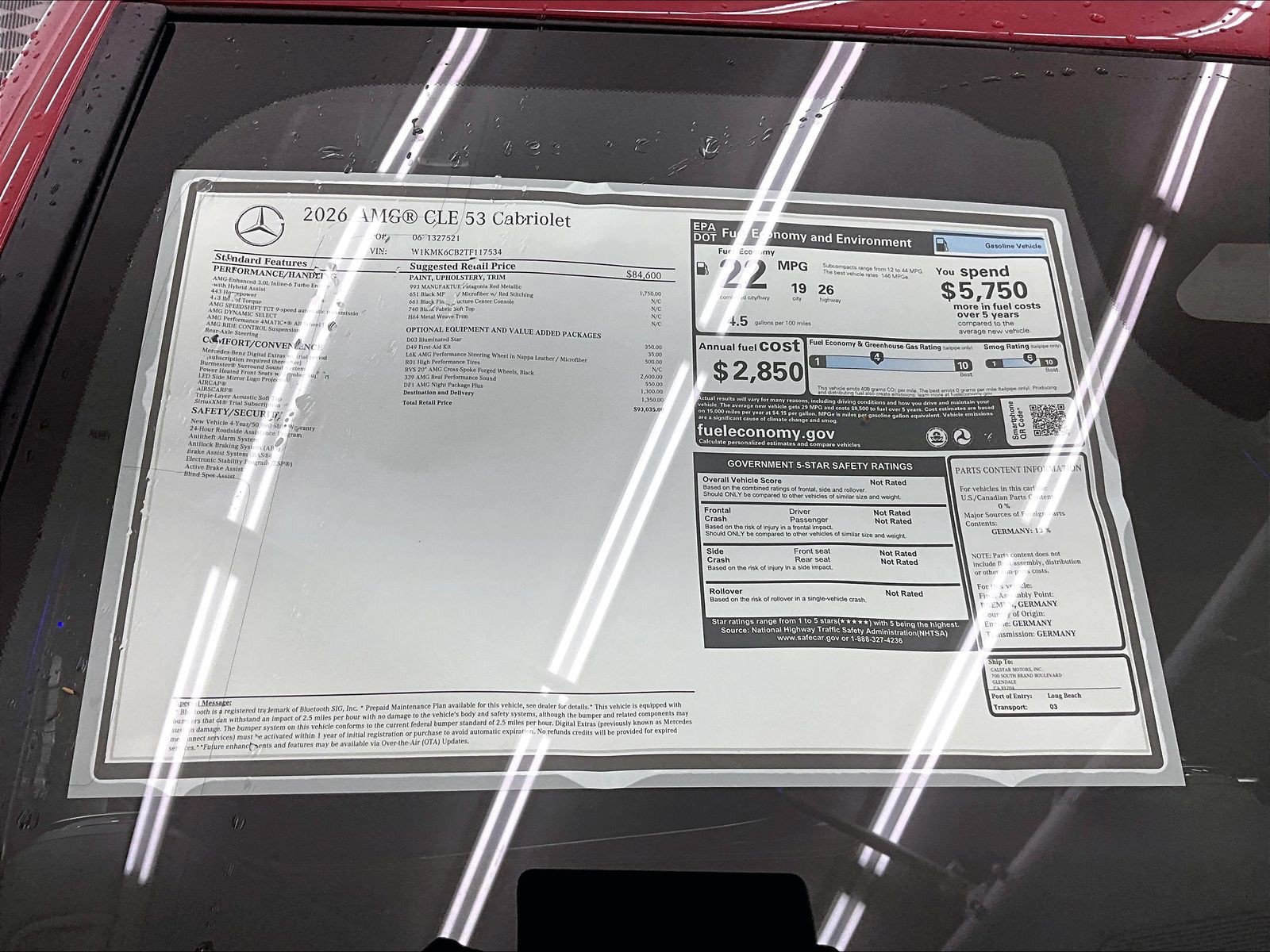New 2026 Mercedes-Benz CLE 53 AMG 4MATIC Cabriolet image 17