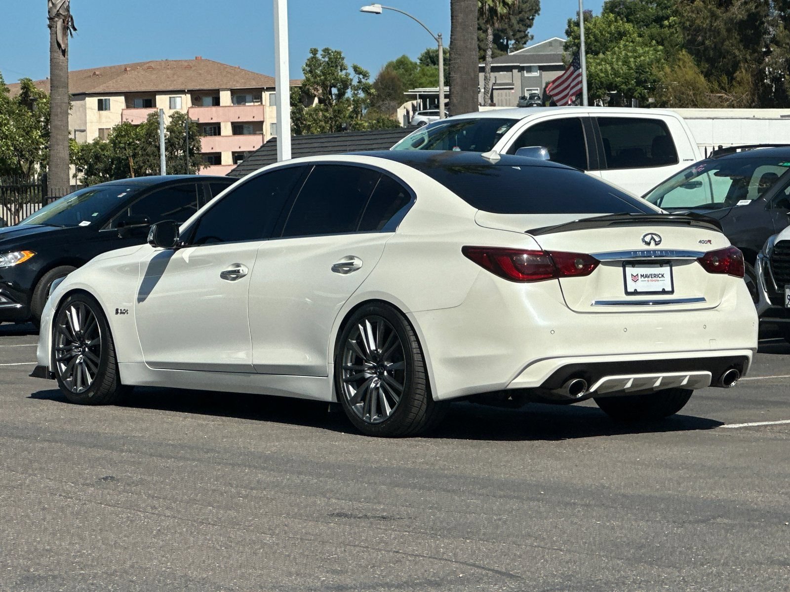 Used 2019 INFINITI Q50 Red Sport 400 RWD image 3