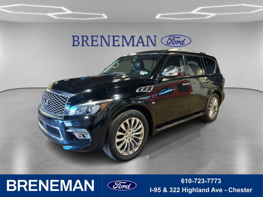 Used 2015 INFINITI QX80 4WD w/ Deluxe Technology Package