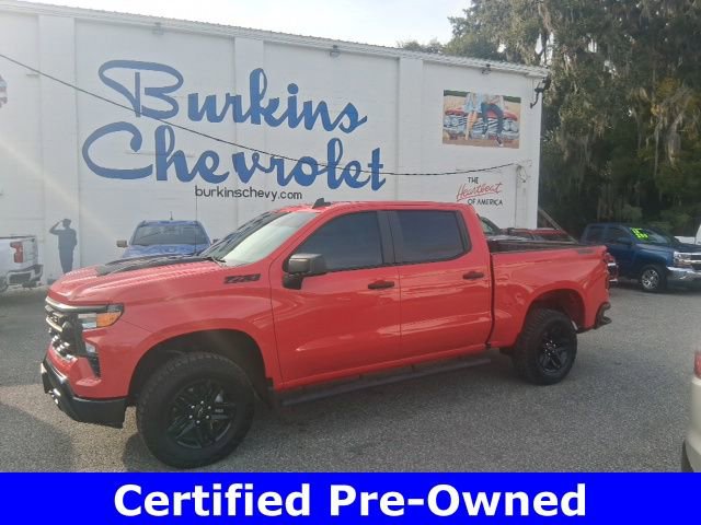 Certified 2025 Chevrolet Silverado 1500 Custom Trail Boss w/ Dark Appearance Package