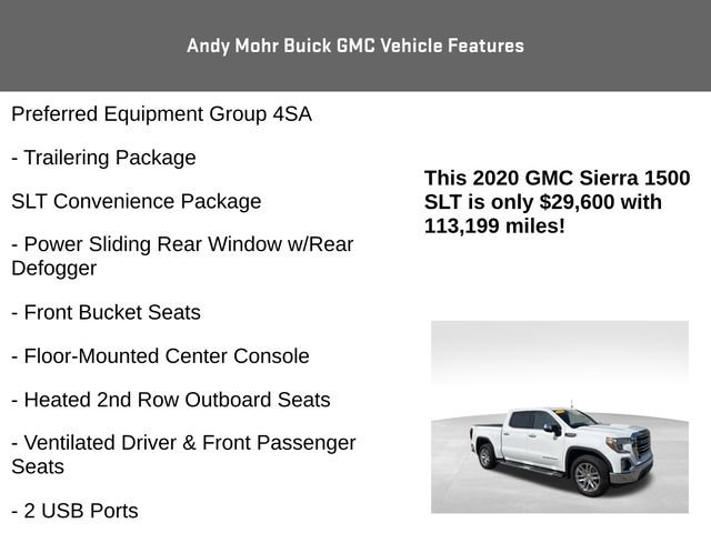 Used 2020 GMC Sierra 1500 SLT w/ SLT Premium Package AWD/4WD image 20