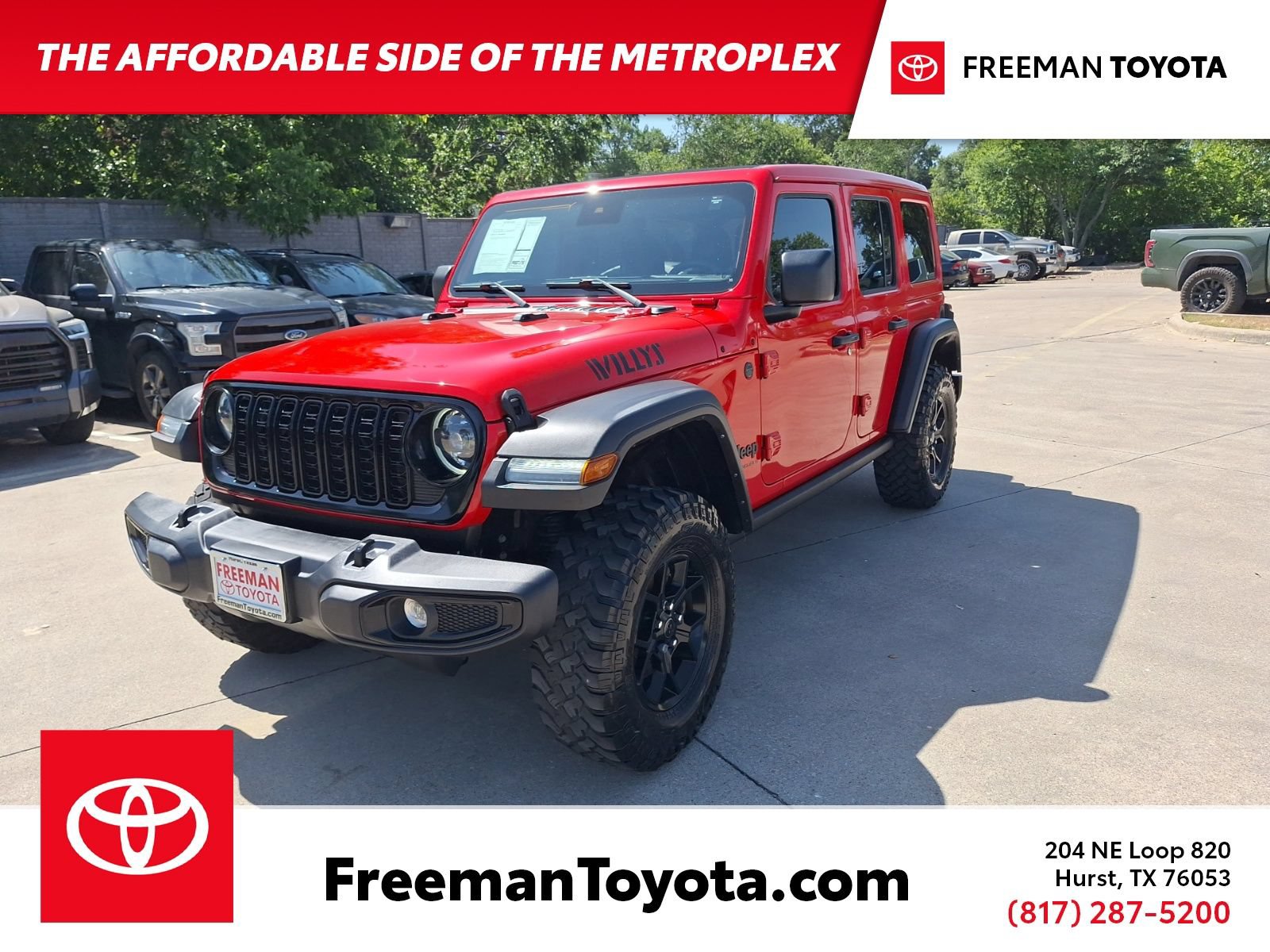 Used 2024 Jeep Wrangler Unlimited Sport AWD/4WD image 1