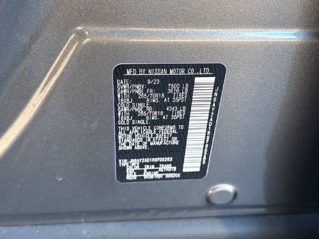 Used 2024 Nissan Armada SV w/ Cargo Package AWD/4WD image 25