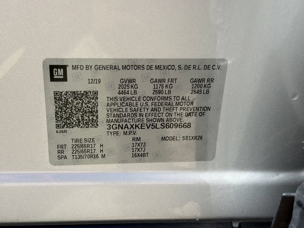 Certified 2020 Chevrolet Equinox LT FWD image 27