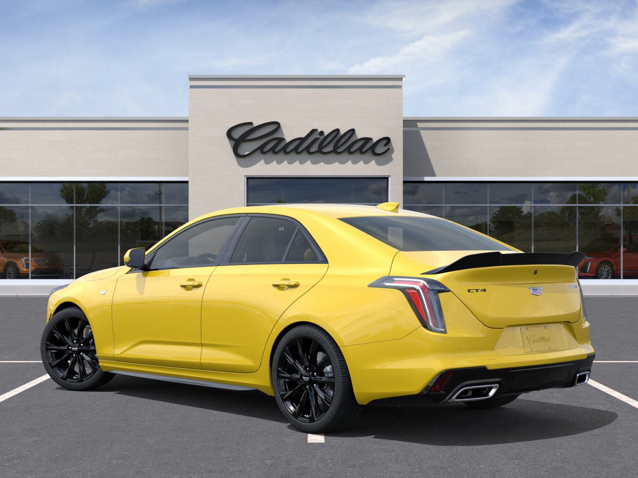New 2026 Cadillac CT4 Sport w/ LPO, ONYX Package RWD image 3