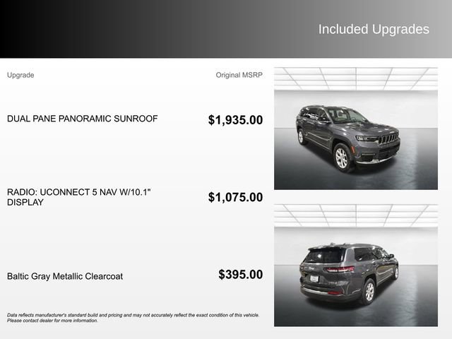 Used 2022 Jeep Grand Cherokee L Limited AWD/4WD image 4