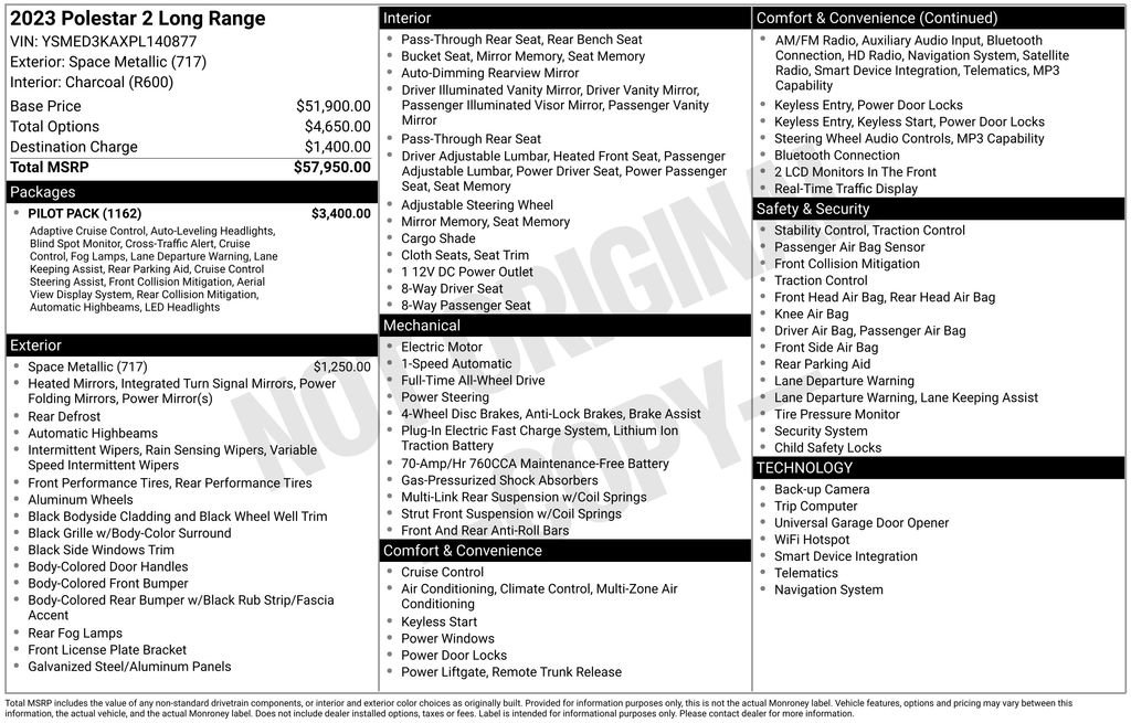 Used 2023 Polestar Polestar 2 w/ Pilot Pack image 34