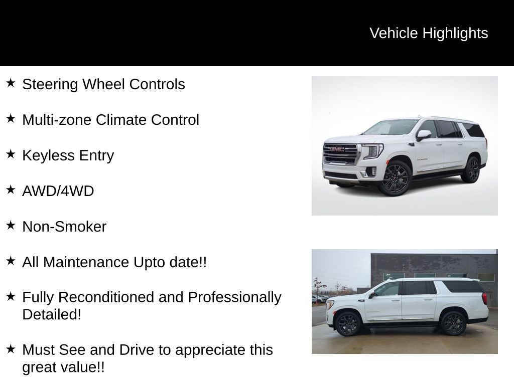 Used 2023 GMC Yukon XL SLT w/ SLT Premium Package image 31