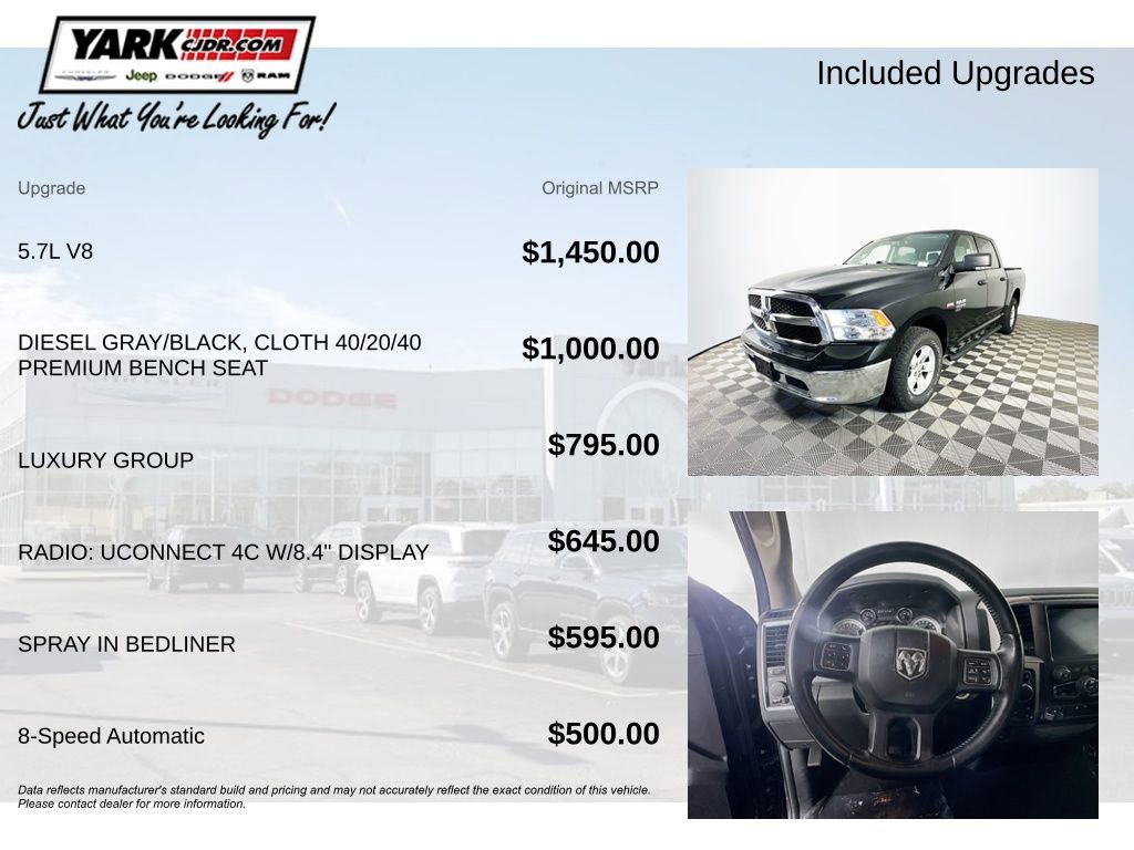 Certified 2019 RAM 1500 Classic SLT w/ Luxury Group image 6