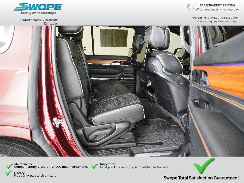 Used 2024 Jeep Grand Wagoneer Series III w/ Rear Seat Video Group 1 AWD/4WD image 10