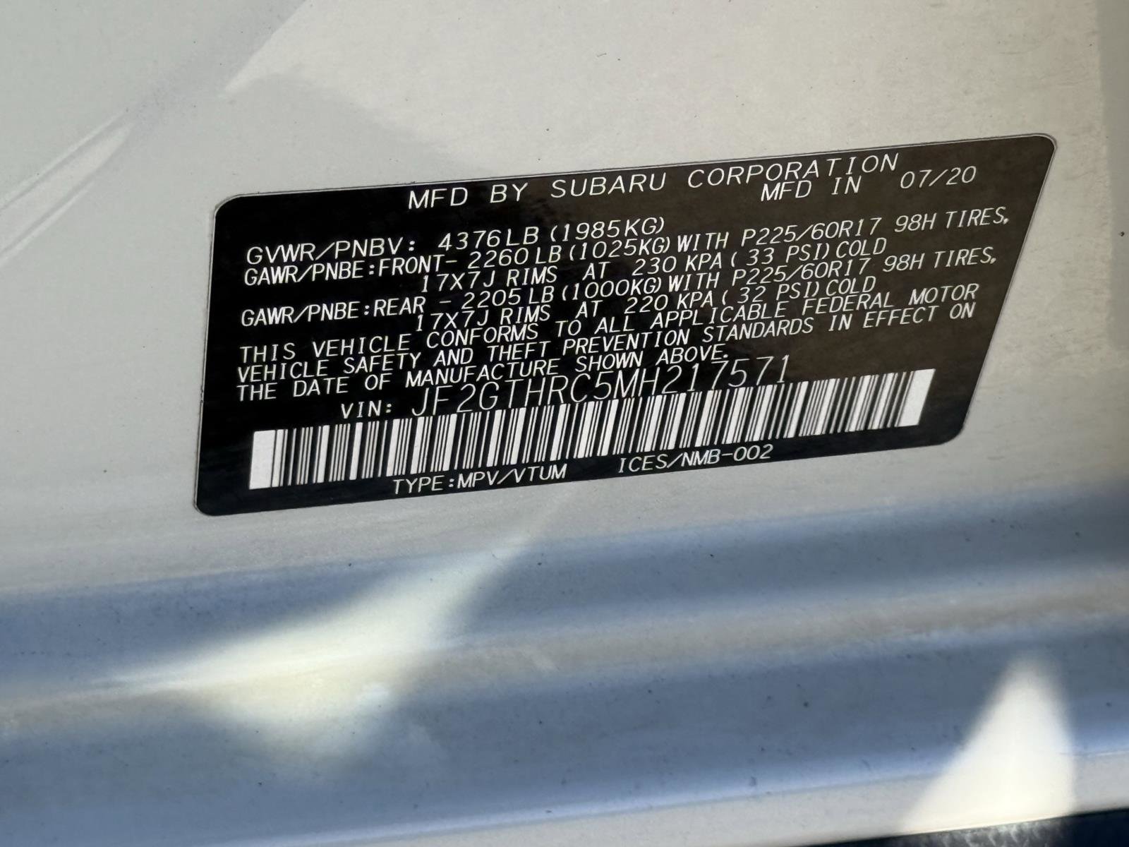 Used 2021 Subaru Crosstrek 2.5i Sport w/ Popular Package #2B image 30