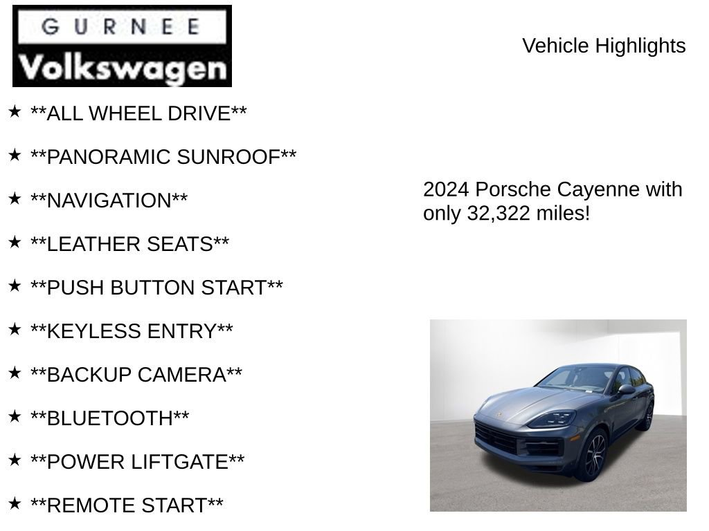 Used 2024 Porsche Cayenne Coupe AWD/4WD image 7