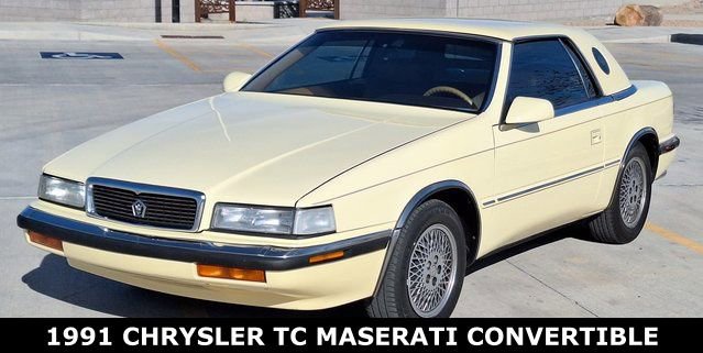 Used 1991 Chrysler TC by Maserati