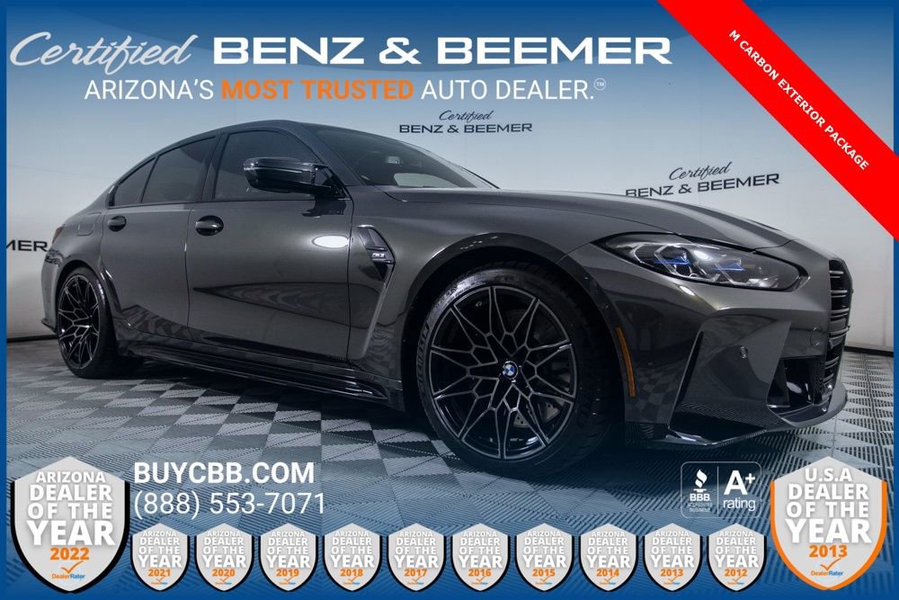 Used 2023 BMW M3 w/ M Carbon Exterior Package image 1