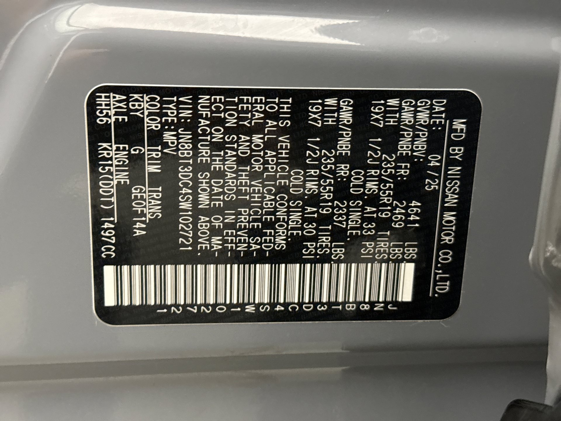 Used 2025 Nissan Rogue Platinum w/ Platinum Premium Package FWD image 26