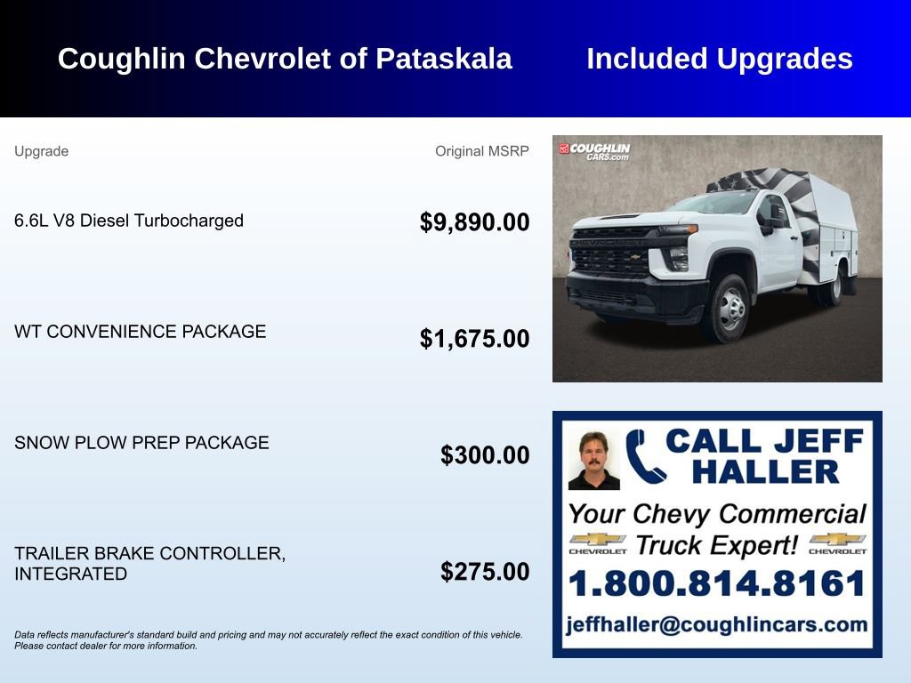 Used 2021 Chevrolet Silverado 3500 W/T w/ WT Convenience Package AWD/4WD image 3