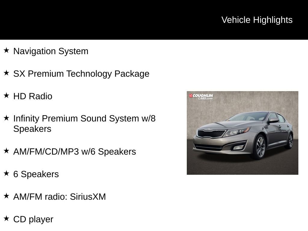 Used 2014 Kia Optima SX w/ SX Premium Technology Package video 2