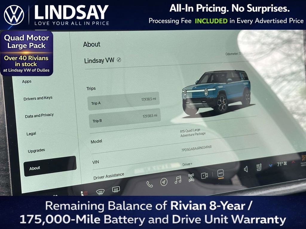 Used 2024 Rivian R1S Adventure AWD/4WD image 24