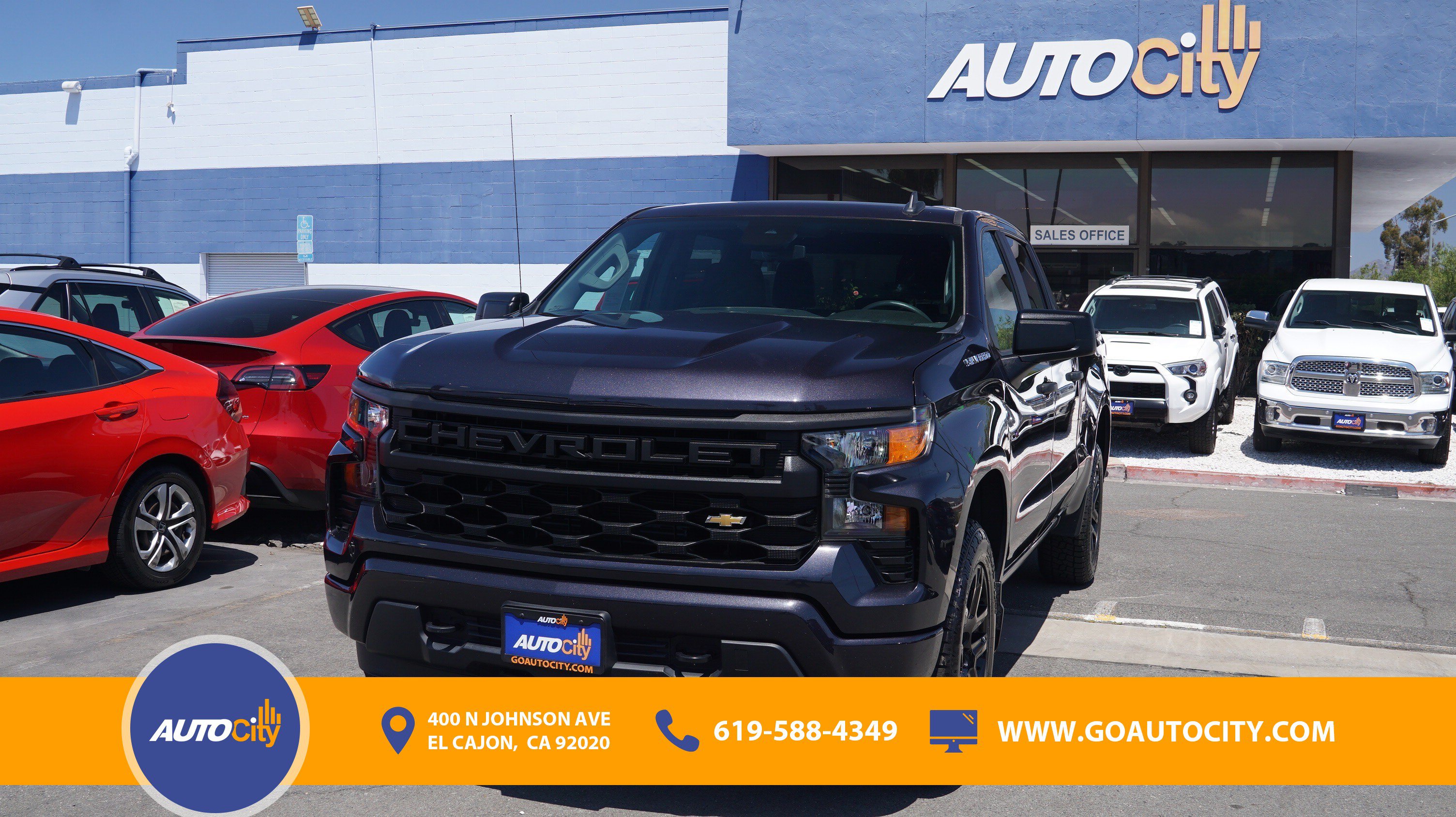 Used 2022 Chevrolet Silverado 1500 Custom AWD/4WD image 1