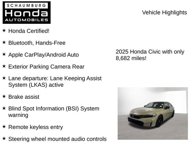 Used 2025 Honda Civic Sport image 14
