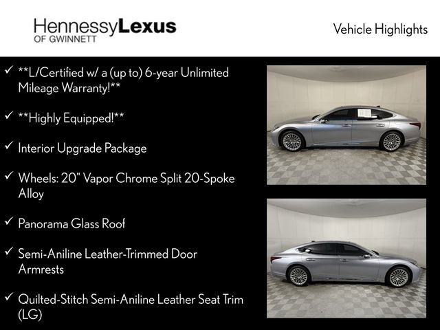 Used 2024 Lexus LS 500 w/ Interior Upgrade Package image 12