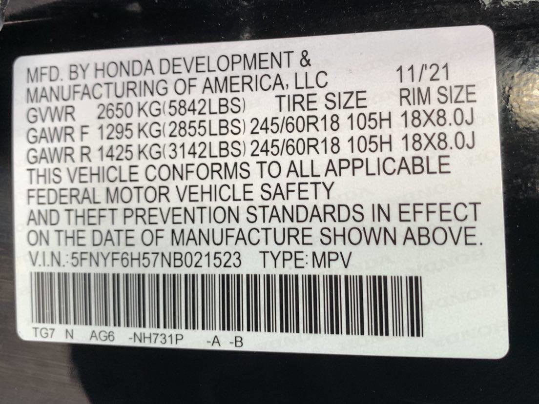 Used 2022 Honda Pilot EX-L image 52