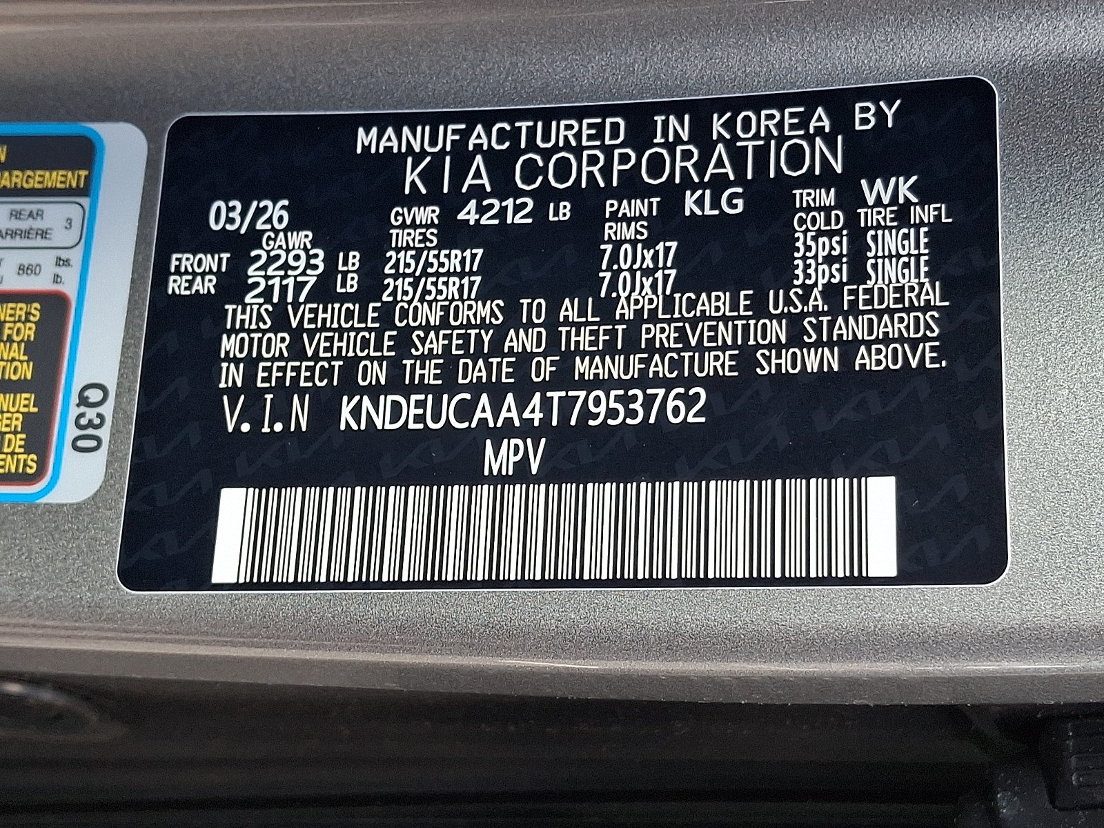 New 2026 Kia Seltos S AWD/4WD image 13