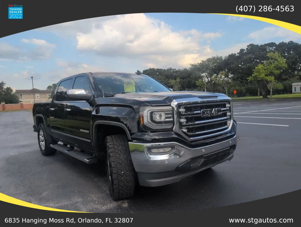 Used 2018 GMC Sierra 1500 SLT w/ Enhanced Driver Alert Package RWD image 7