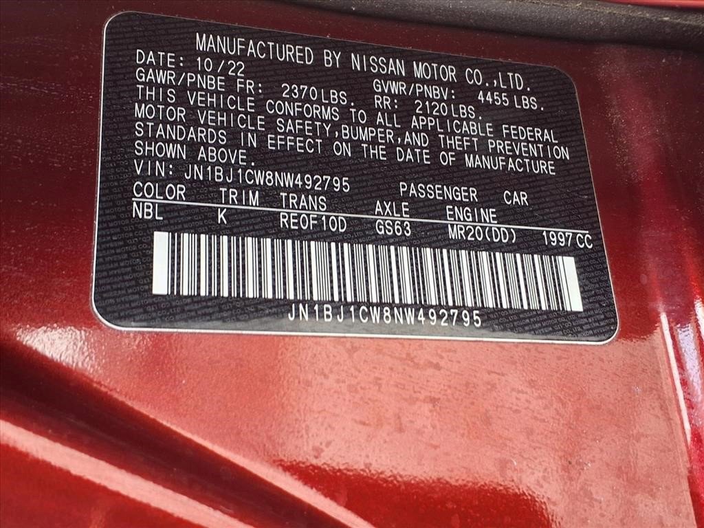 Certified 2022 Nissan Rogue Sport SL image 26