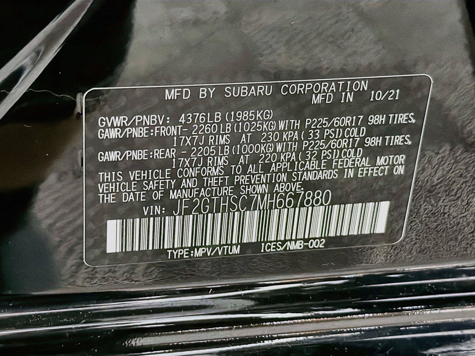 Used 2021 Subaru Crosstrek 2.5i Sport w/ Moonroof Package AWD/4WD image 38