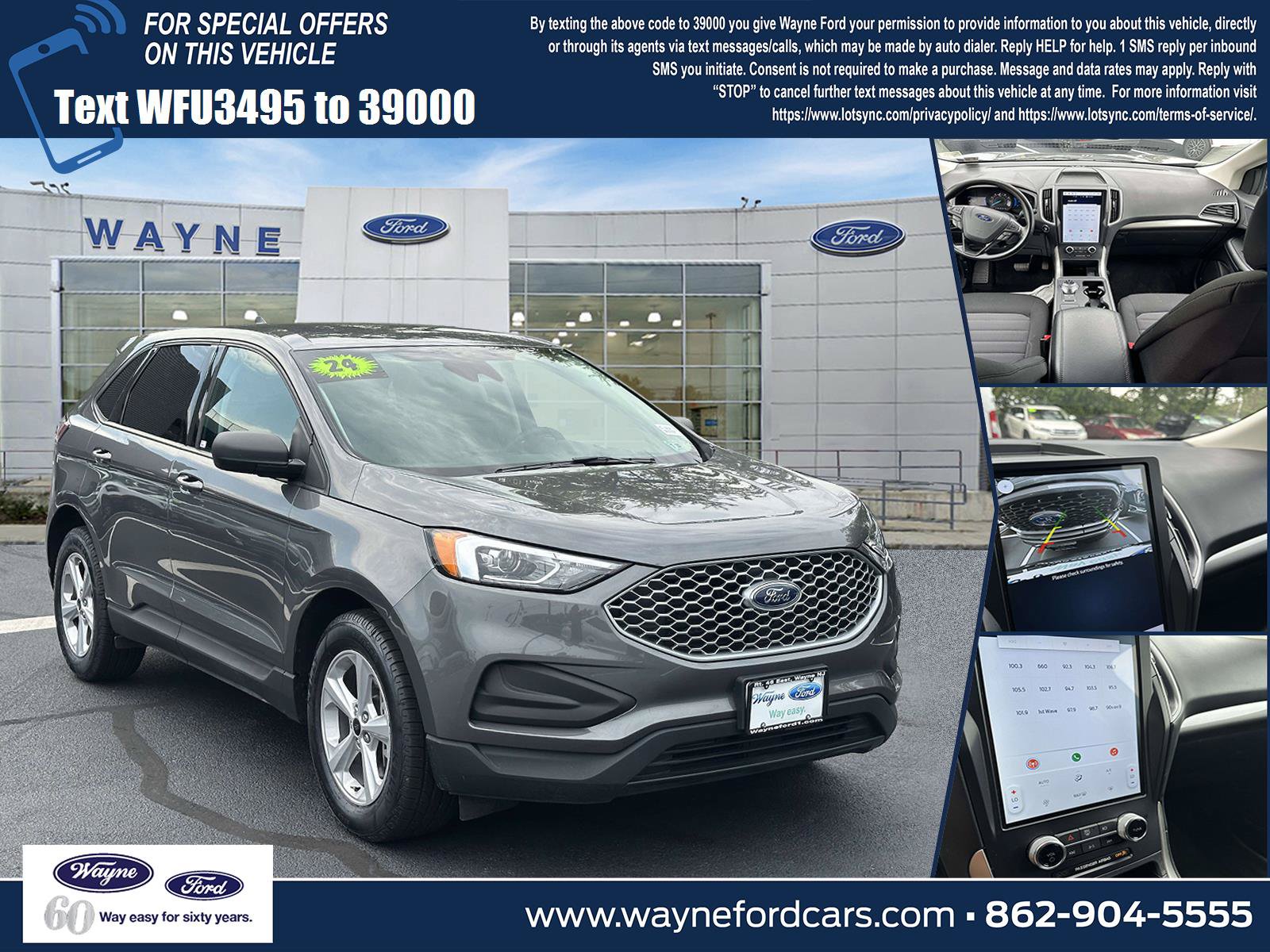 Certified 2024 Ford Edge SE