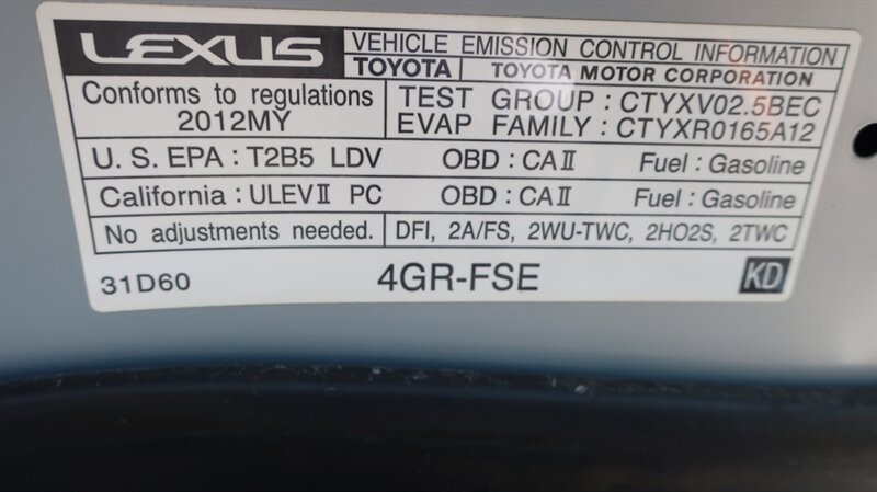 Used 2012 Lexus IS 250 RWD image 34