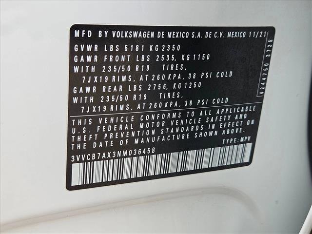 Used 2022 Volkswagen Tiguan SE R-Line FWD image 25